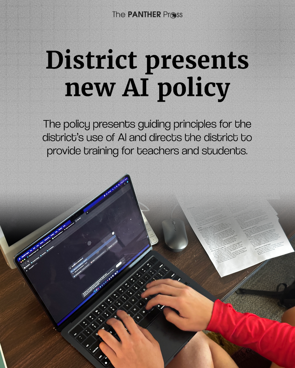 District presents new AI policy