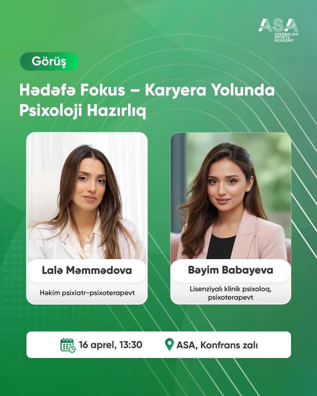 Karyera yolunda psixoloji hazırlıq