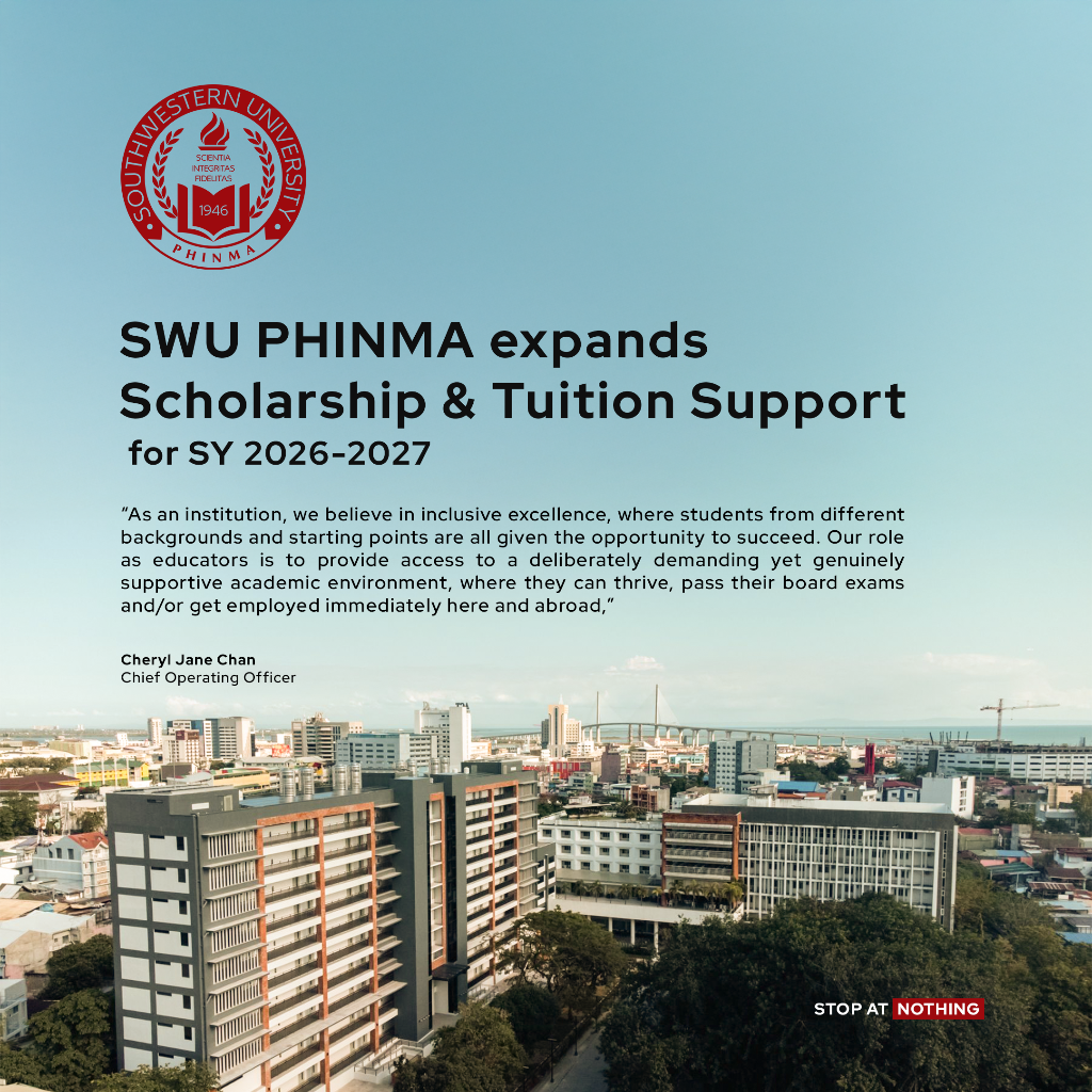 SWU PHINMA expands support with tuition discounts and more scholarships for SY 2026&ndash;2027