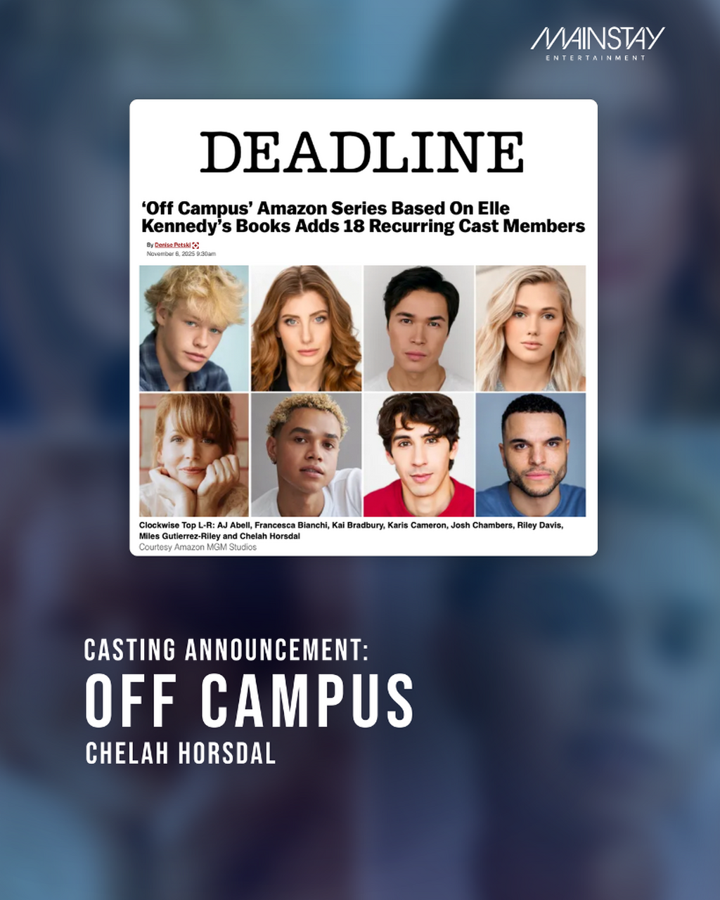 Chelah Horsdal | OFF CAMPUS