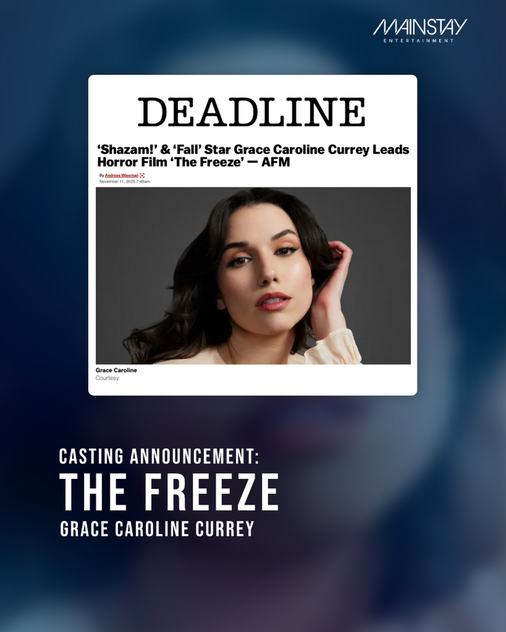 Grace Caroline Currey | THE FREEZE