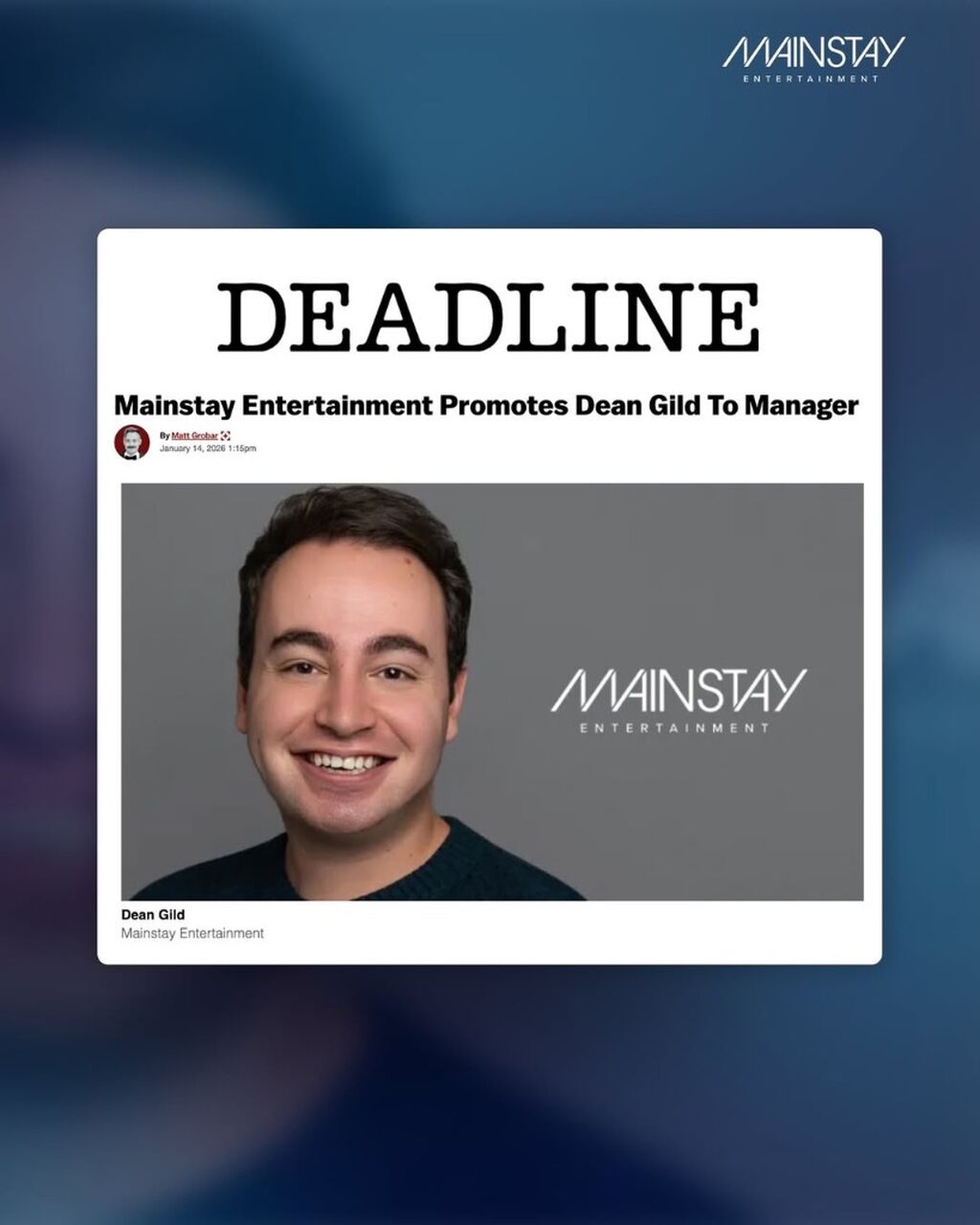 Dean Gild | Mainstay Entertainment