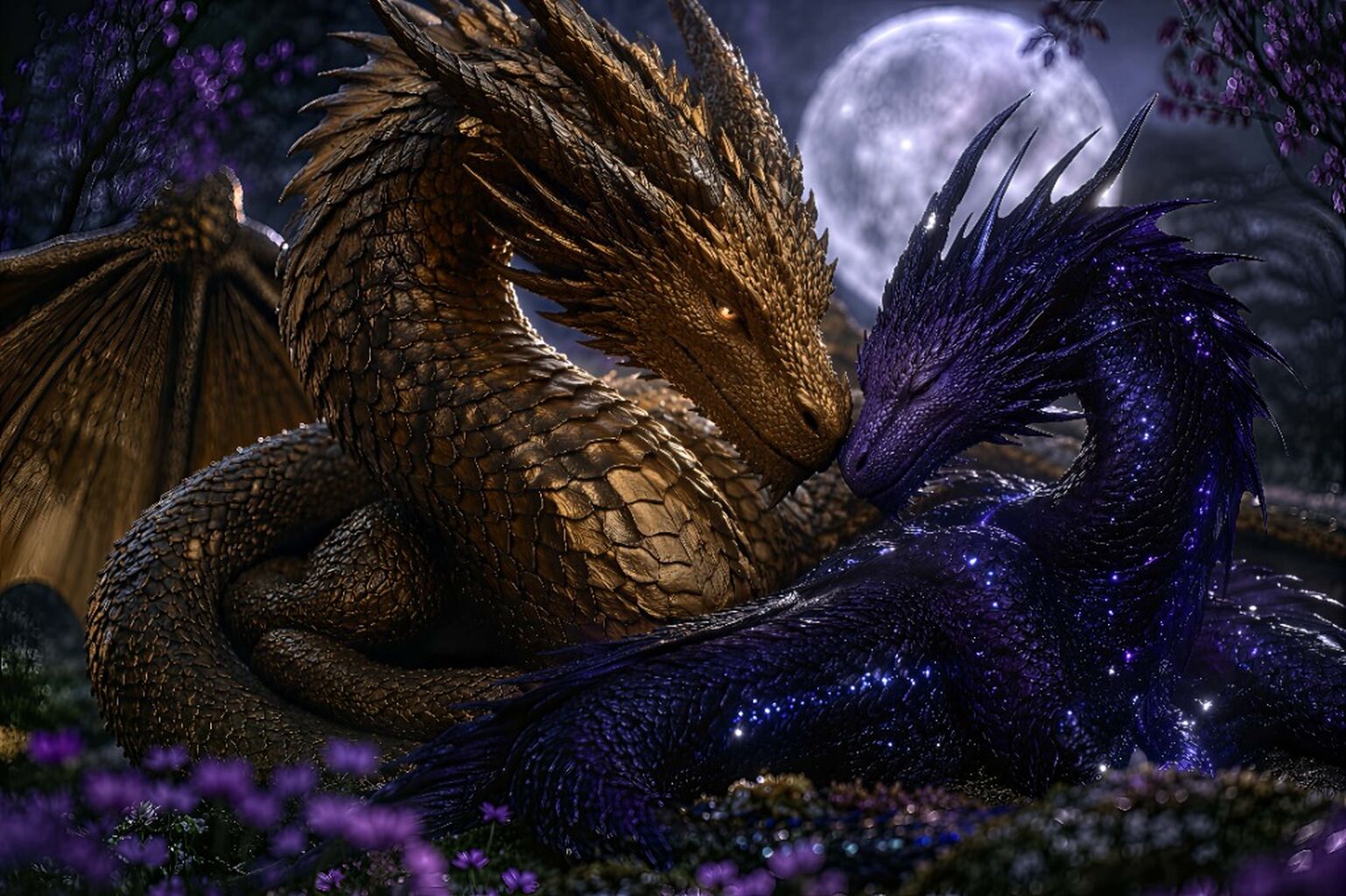 When Gold Met Midnight