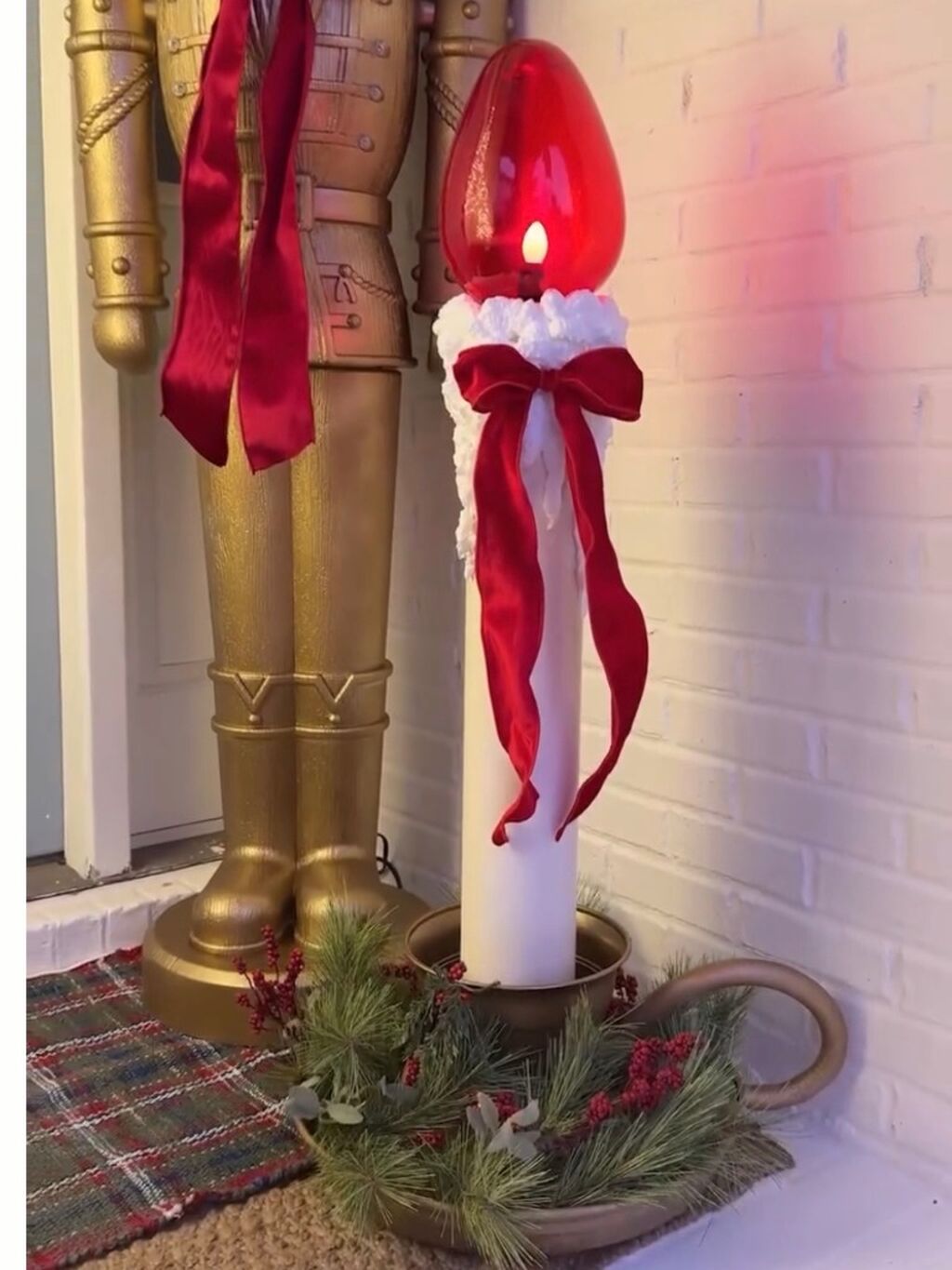 DIY Chamberstick Candle