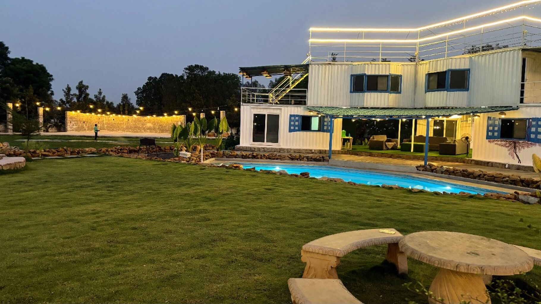 CasaRocaa | 5BR | Sleeps 20 | ₹13-17K | 25 mins from Medchal ORR Exit