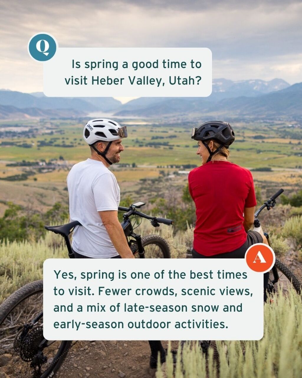 Spring in Heber Valley, Utah
