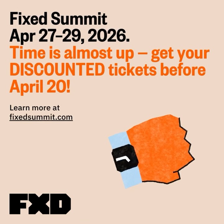Get your Fixed Summit tix! 