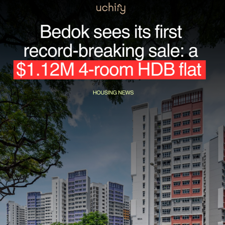 4-Room Bedok South Horizon HDB Flat Sold For S$1.12M, First Unit To Be Sold After MOP