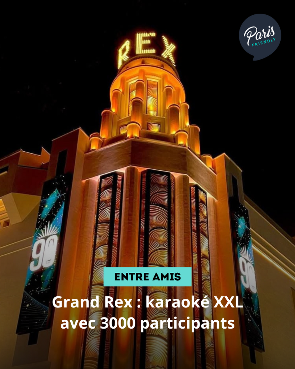 Grand Rex : karaok&eacute; XXL avec 3000 participants