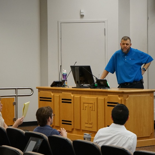 Engineering students learn about digital delivery from PennDOT team