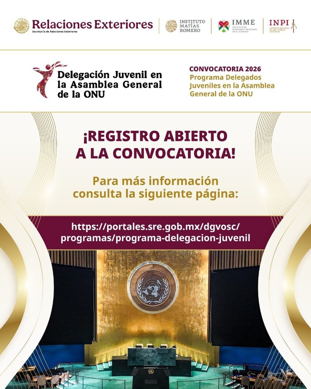 Programa Delegados Juveniles ante la Asamblea General de la ONU