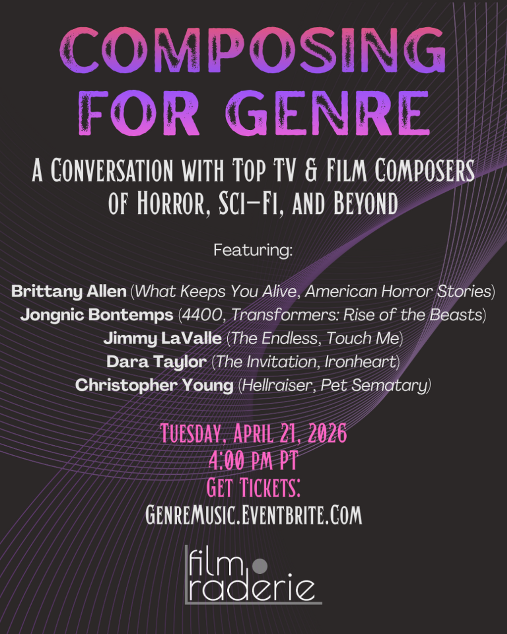 film-raderie presents Composing for Genre