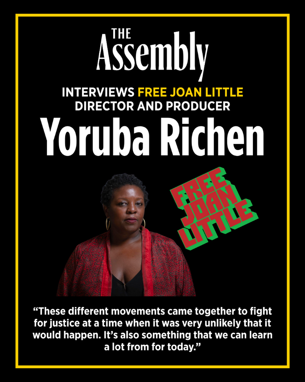 New Documentary Features Joan Little&rsquo;s Fight for Justice