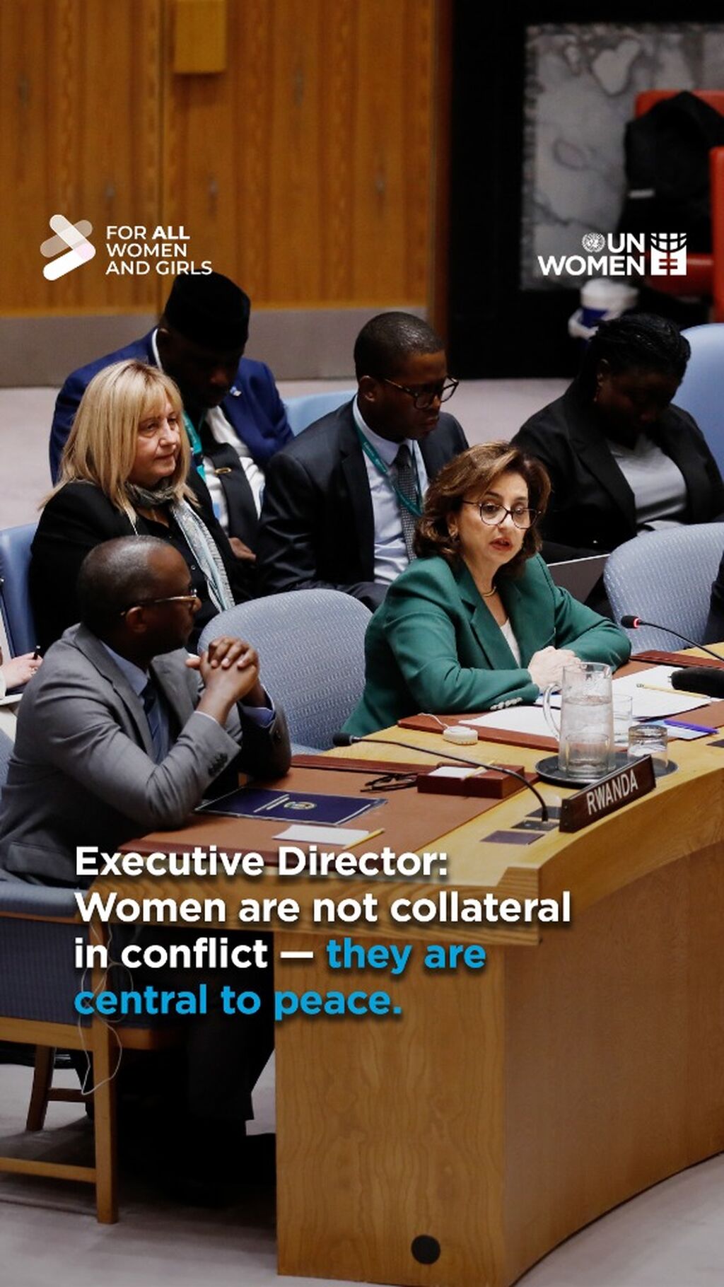 Speech: Game-changing rewards: Women as empowered agents of stability, accountability, and peace | UN Women &ndash; Headquarters