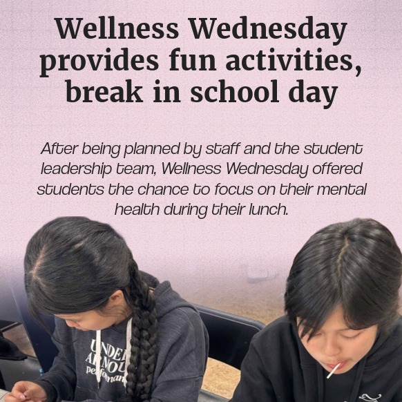 Wellness Wednesday provides fun activities, break in school day