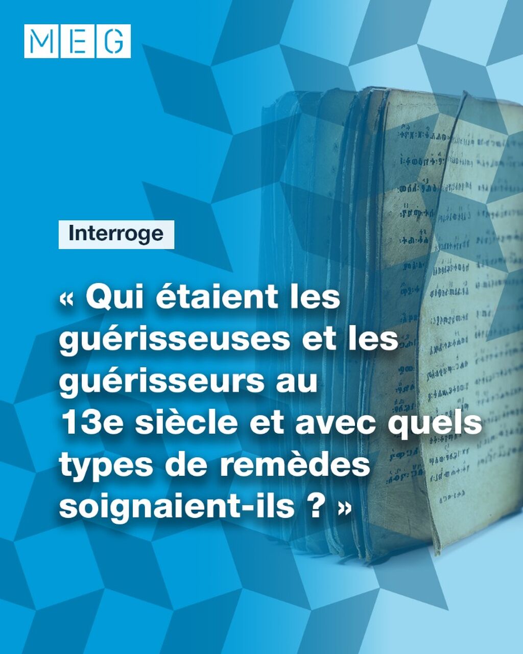 &laquo; Qui &eacute;taient les gu&eacute;risseuses et les gu&eacute;risseurs au 13ᵉ si&egrave;cle et avec quels types de rem&egrave;des soignaient-ils ? &raquo;