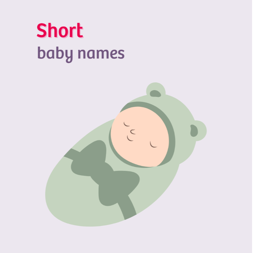 100 of the best short baby names