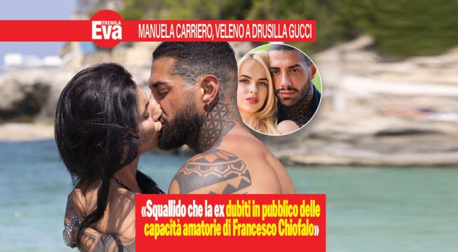 Manuela Carriero, guerra a Drusilla Gucci, l'ex di Chiofalo