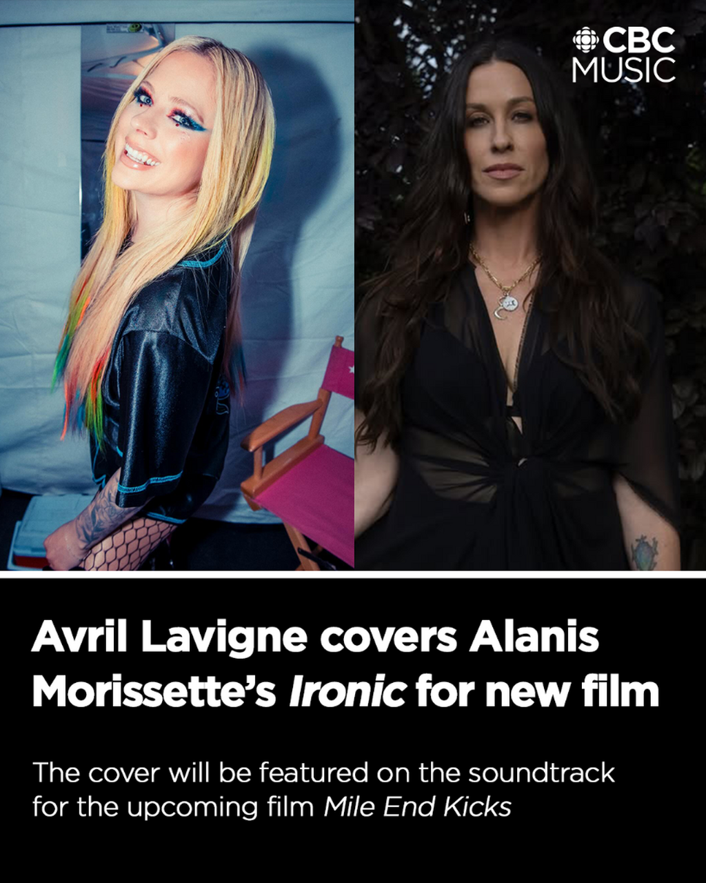 Listen to Avril Lavigne&rsquo;s cover of Alanis Morissette's Ironic