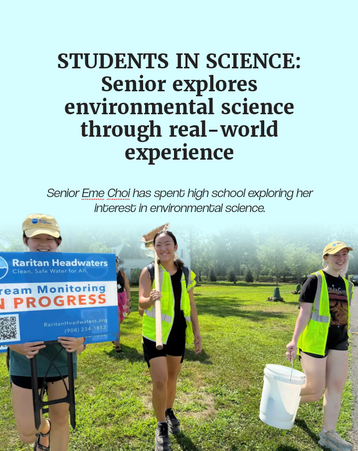 STUDENTS IN SCIENCE: Senior explores environmental science through real-world experience