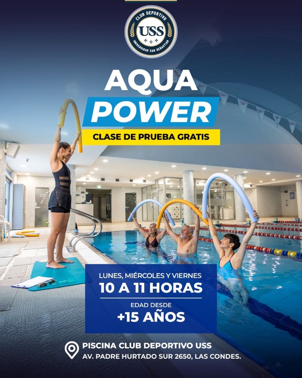 Inscr&iacute;bete en Clase de prueba en Aqua Power 