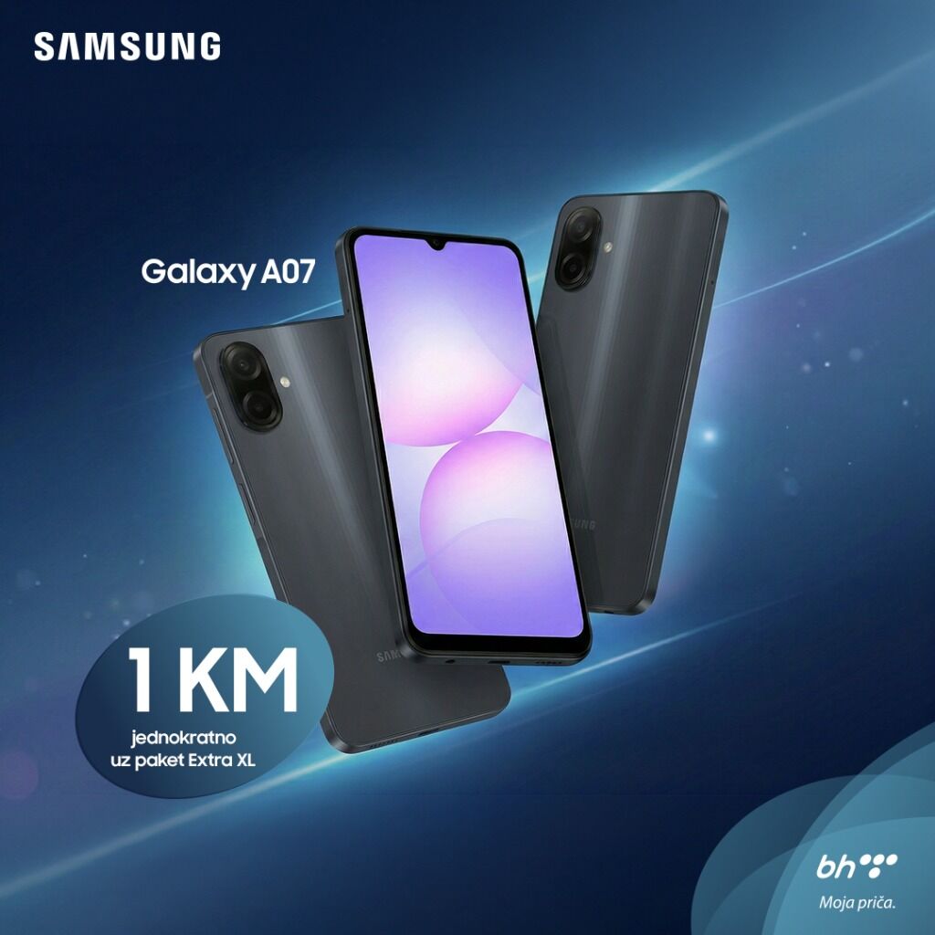 Samsung Galaxy A07 u posebnoj ponudi BH Telecoma!