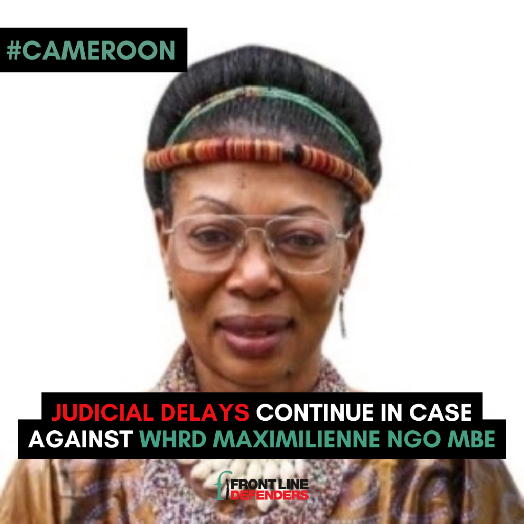 Re-opening of case against Maximilienne Ngo Mbe risks additional delays in judicial proceedings