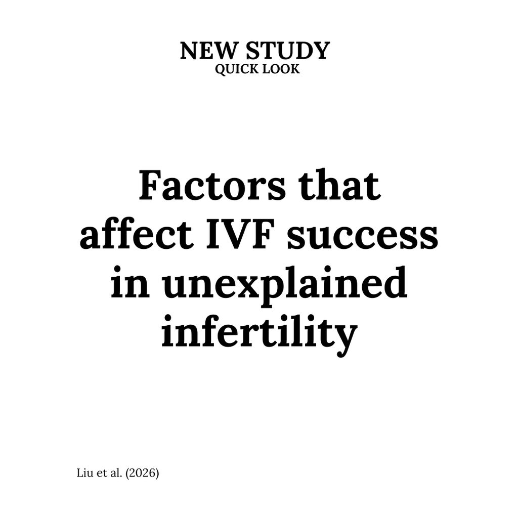 Analysis of Risk Factors Affecting Cumulative Live Birth in Couples With Unexplained Infertility Undergoing IVF/ICSI
