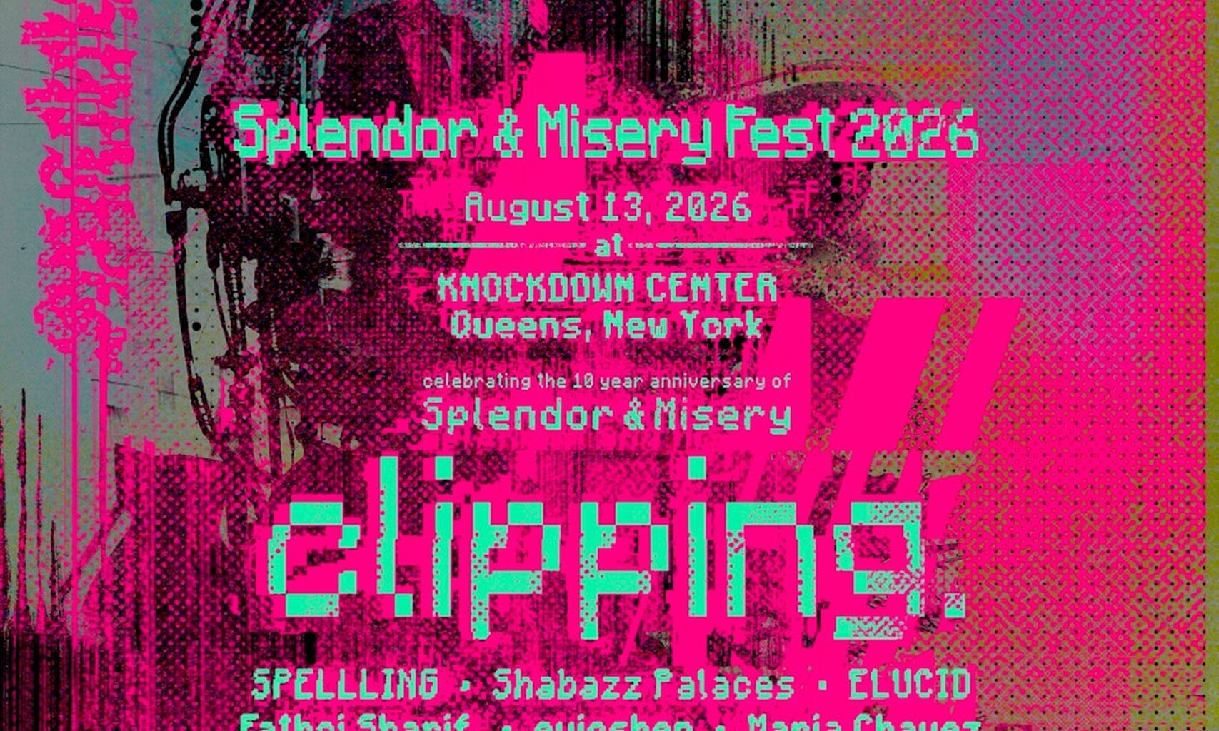 clipping., SPELLLING, Shabazz Palaces + : Splendor & Misery Fest Tickets