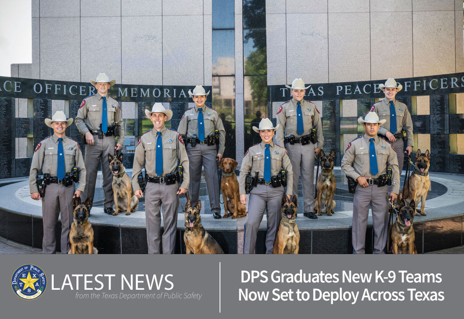 DPS K-9 Graduation Press Release
