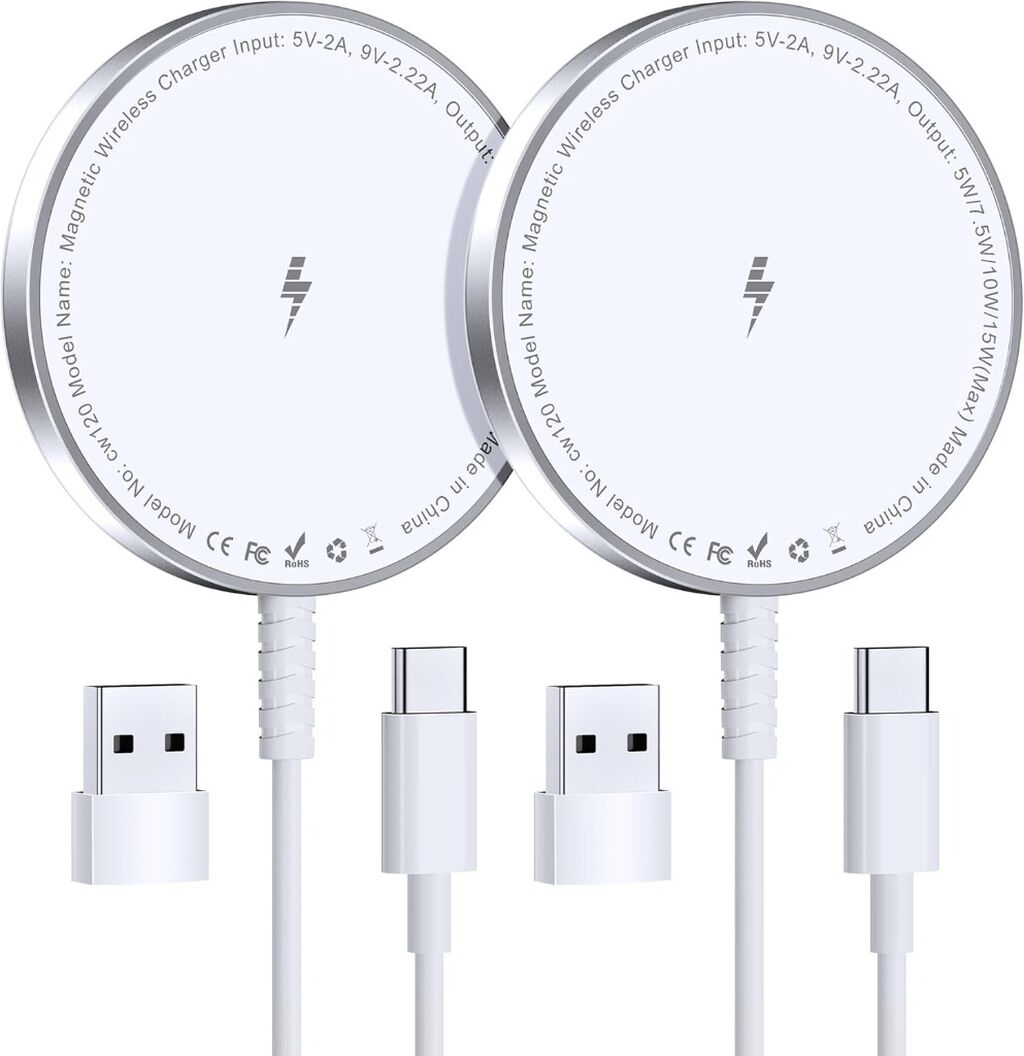 Magnetic Wireless Charging Pad for iPhone 17 16 15 14 13 12 Series & AirPods 4-2 Pro: $13+