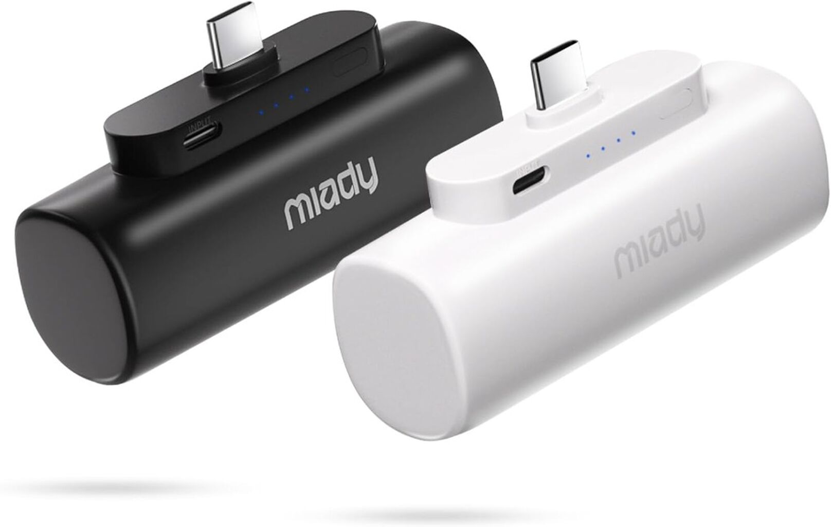 2-Pack 5000mAh Mini Portable Charger: $13+