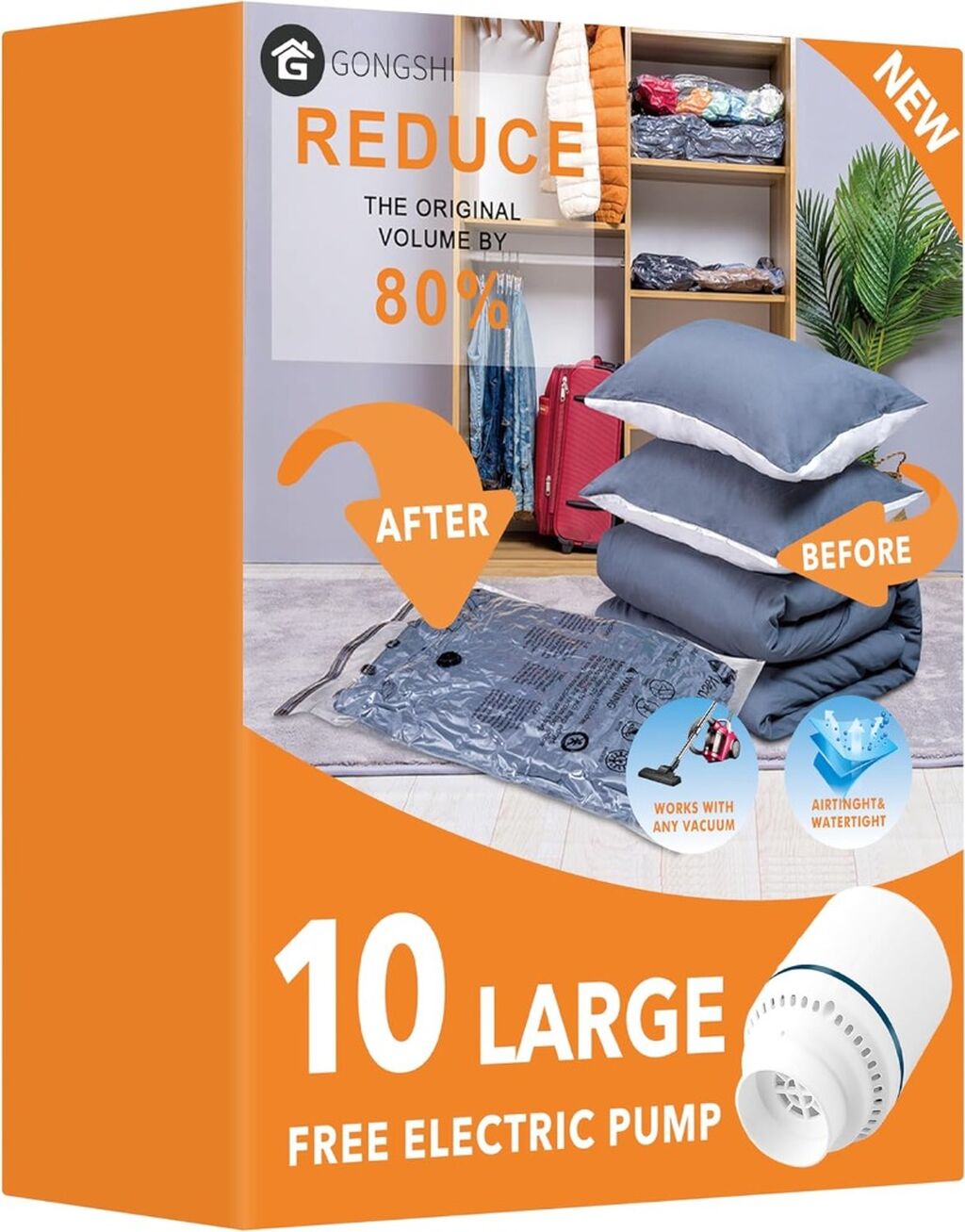 Vacuum Seal Bags (Large 10): $20