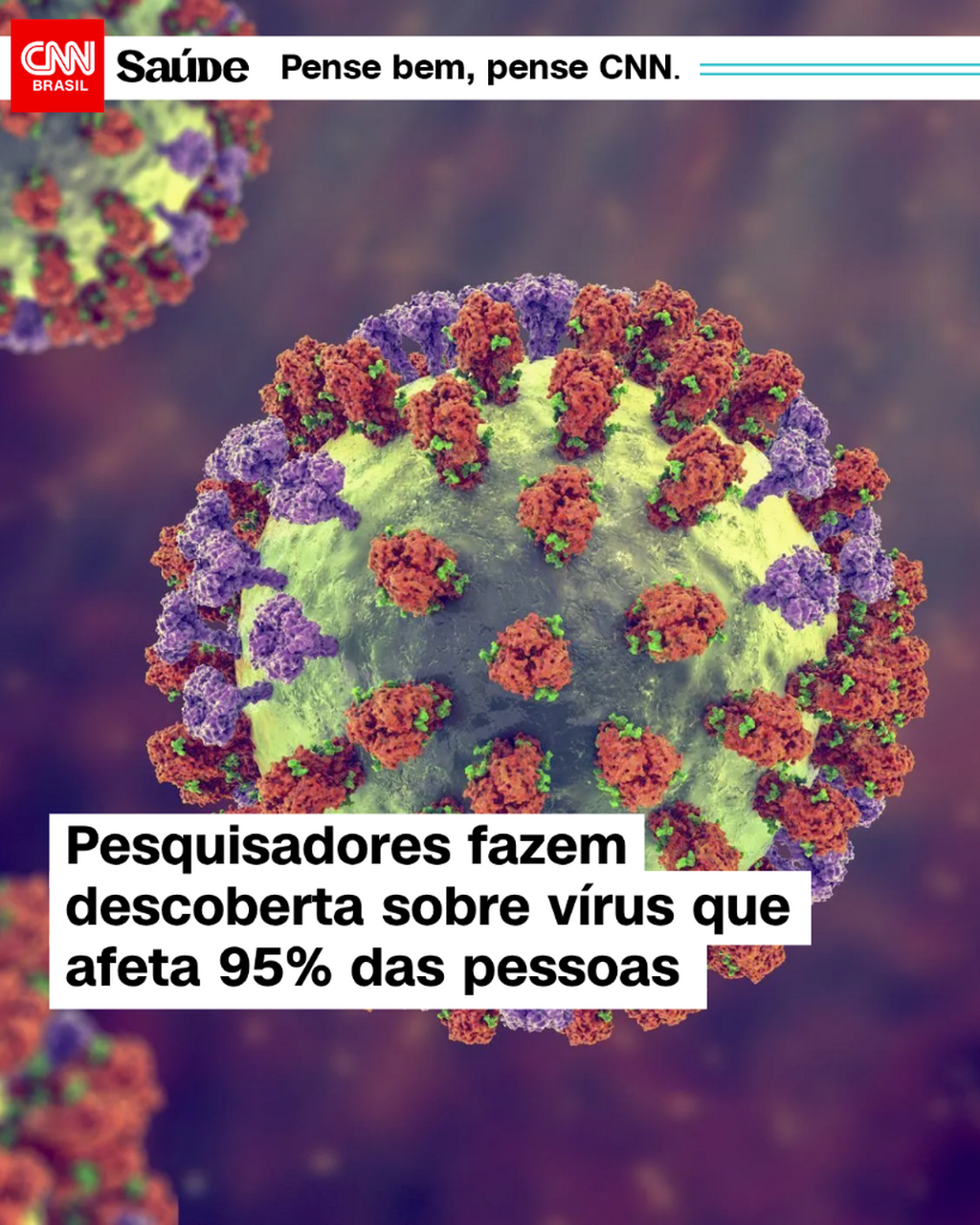 Pesquisadores fazem descoberta sobre v&iacute;rus que afeta 95% das pessoas