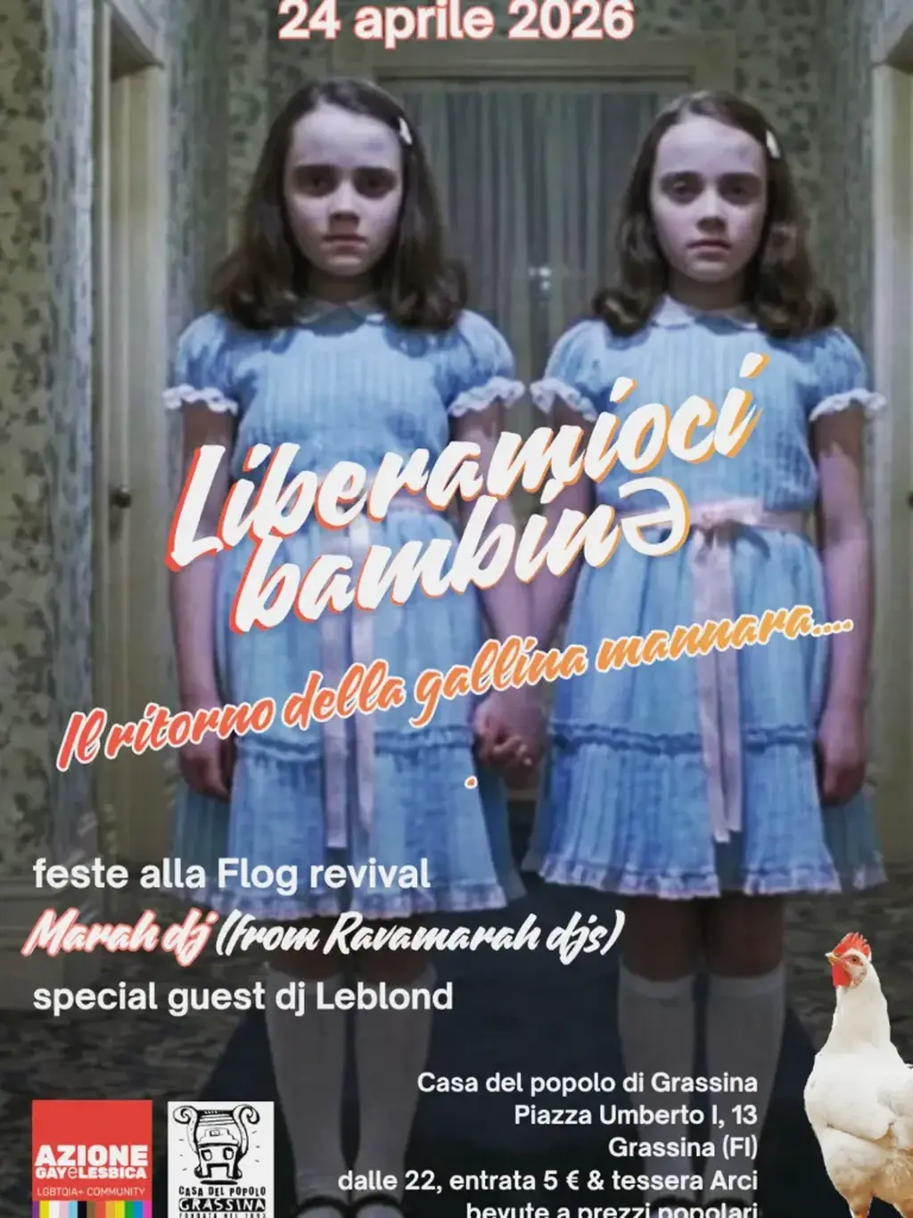 24 aprile 2026: Liberiamoci Bambine