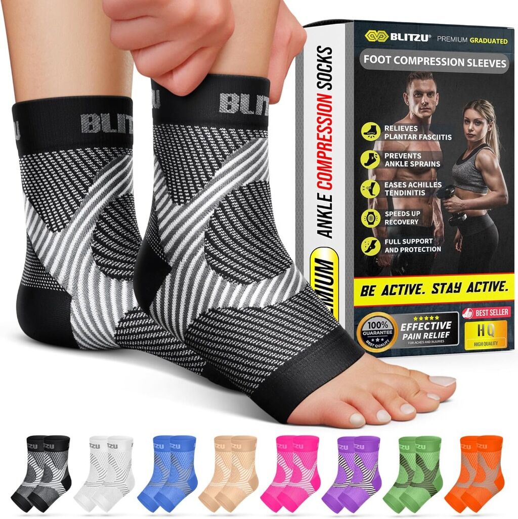 Compression Socks for Plantar Fasciitis: $7.47