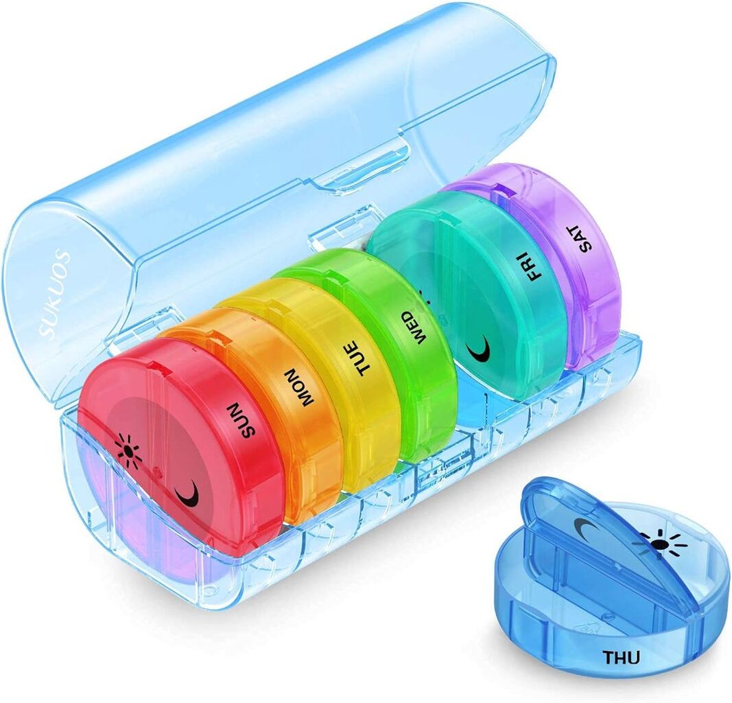 Large Weekly Pill Organizer: $10