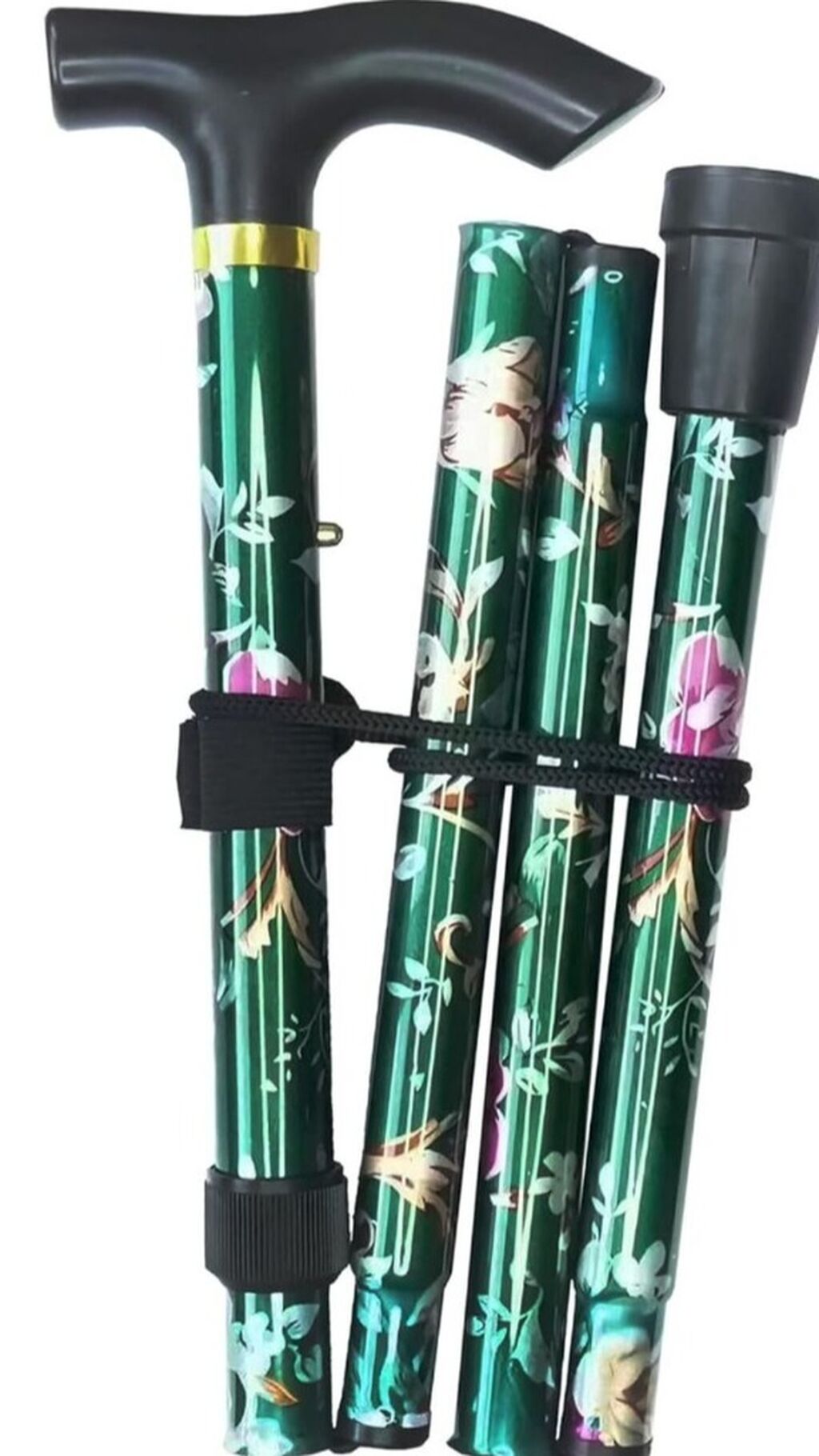 Folding Cane, 5-Level Adjustable: $6+
