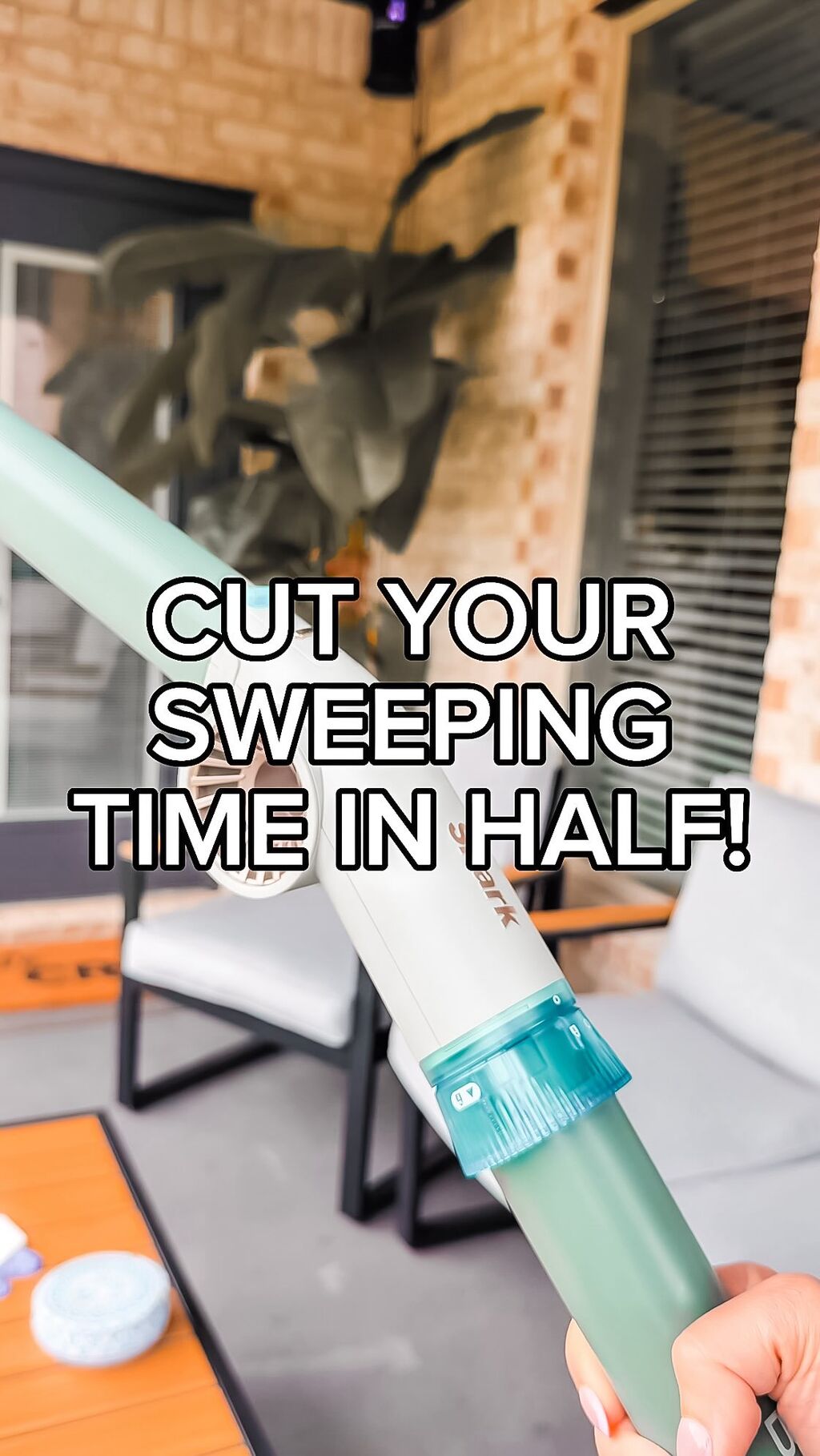 CUT YOUR SWEEPING TIME IN HALF