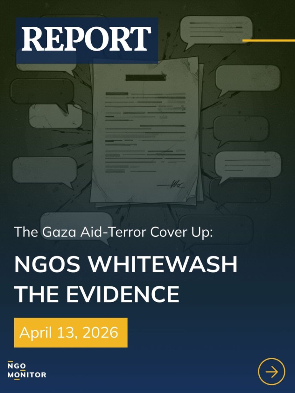 The Gaza Aid-Terror Cover Up: NGOs Whitewash the Evidence