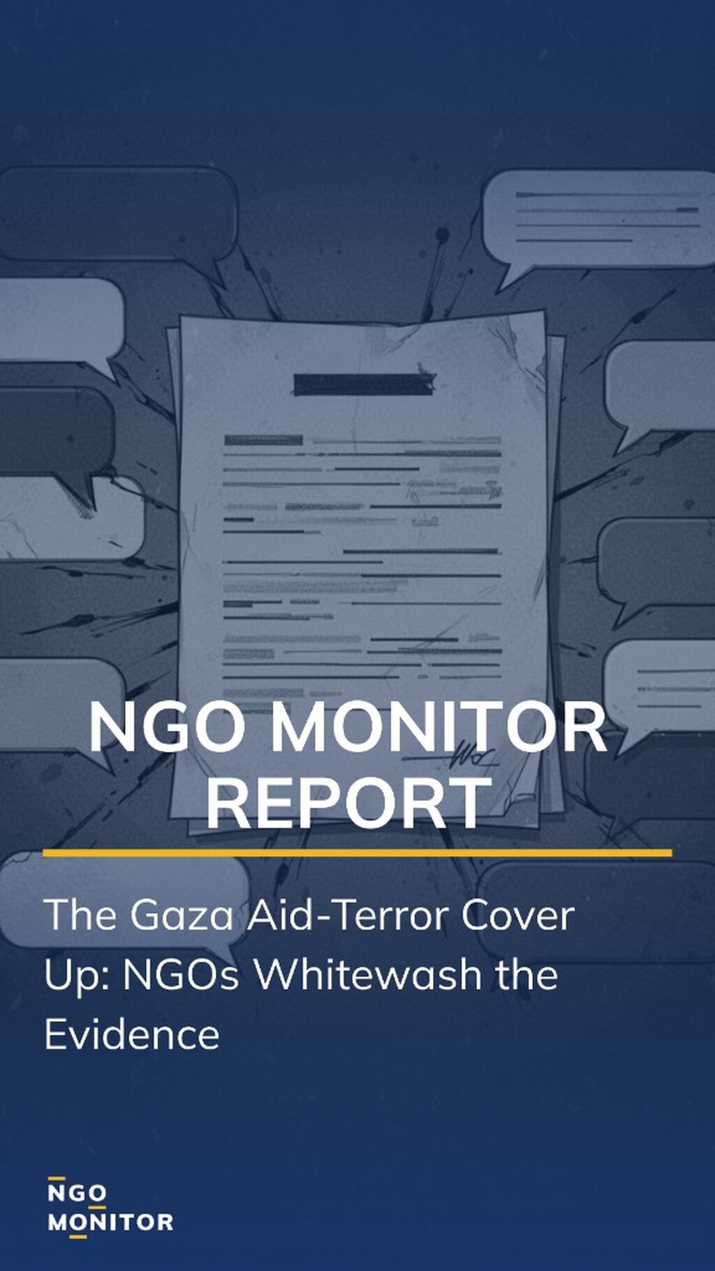The Gaza Aid-Terror Cover Up: NGOs Whitewash the Evidence