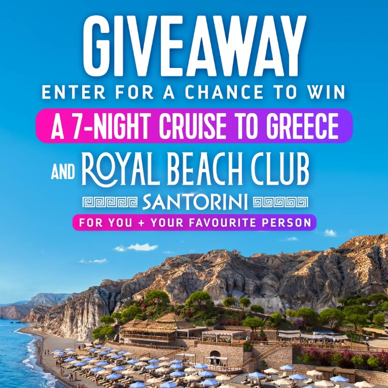 Royal Beach Club Santorini Giveaway T&Cs