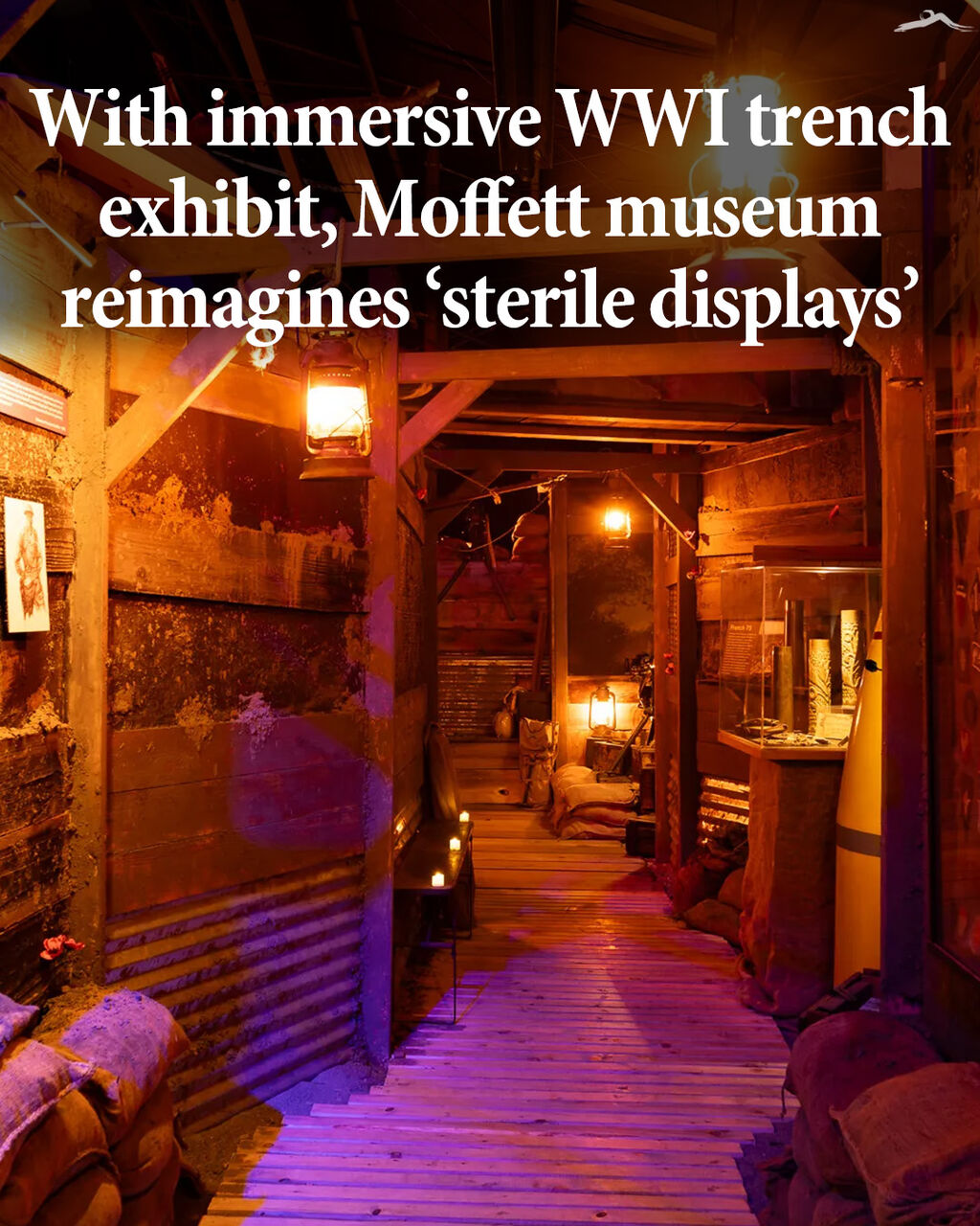 With immersive WWI trench exhibit, Moffett museum reimagines &lsquo;sterile displays&rsquo;