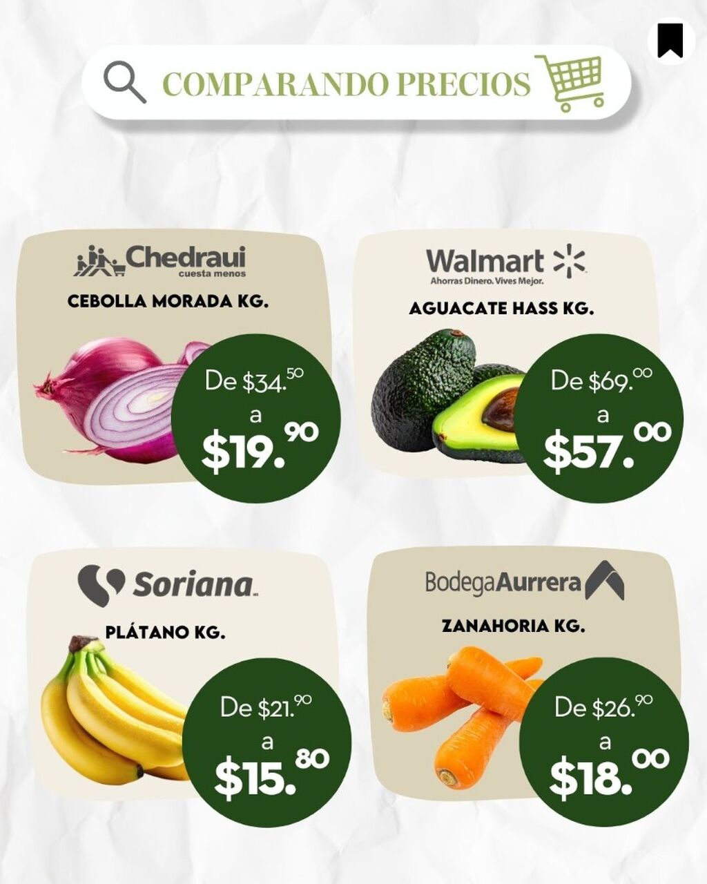 Martes y mi&eacute;rcoles de ofertas, encuentra lo m&aacute;s barato en el s&uacute;per para el 21 y 22 de abril de 2026