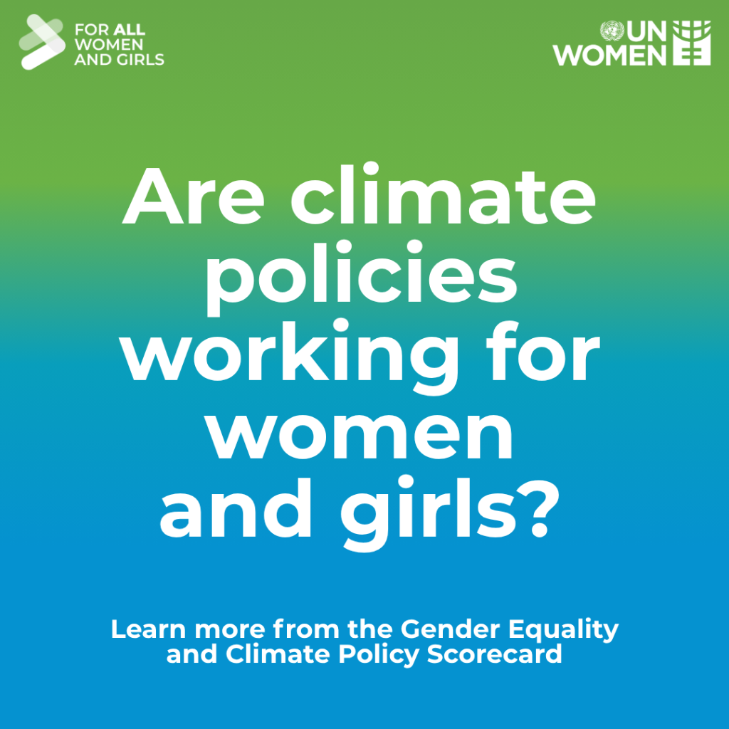 The Gender Equality and Climate Policy Scorecard: From monitoring to action