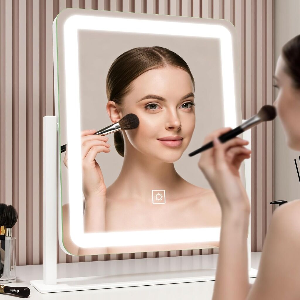 12.6"x15" LED Makeup Mirror: $20