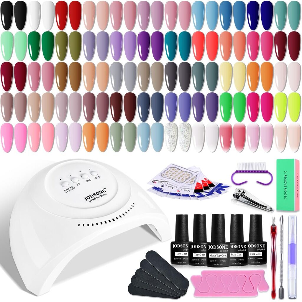 Gel Nail Polish Kit 60 PCS: $22