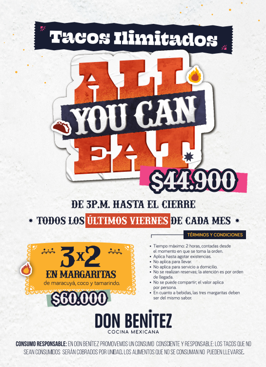 Pre compra - All you can eat 