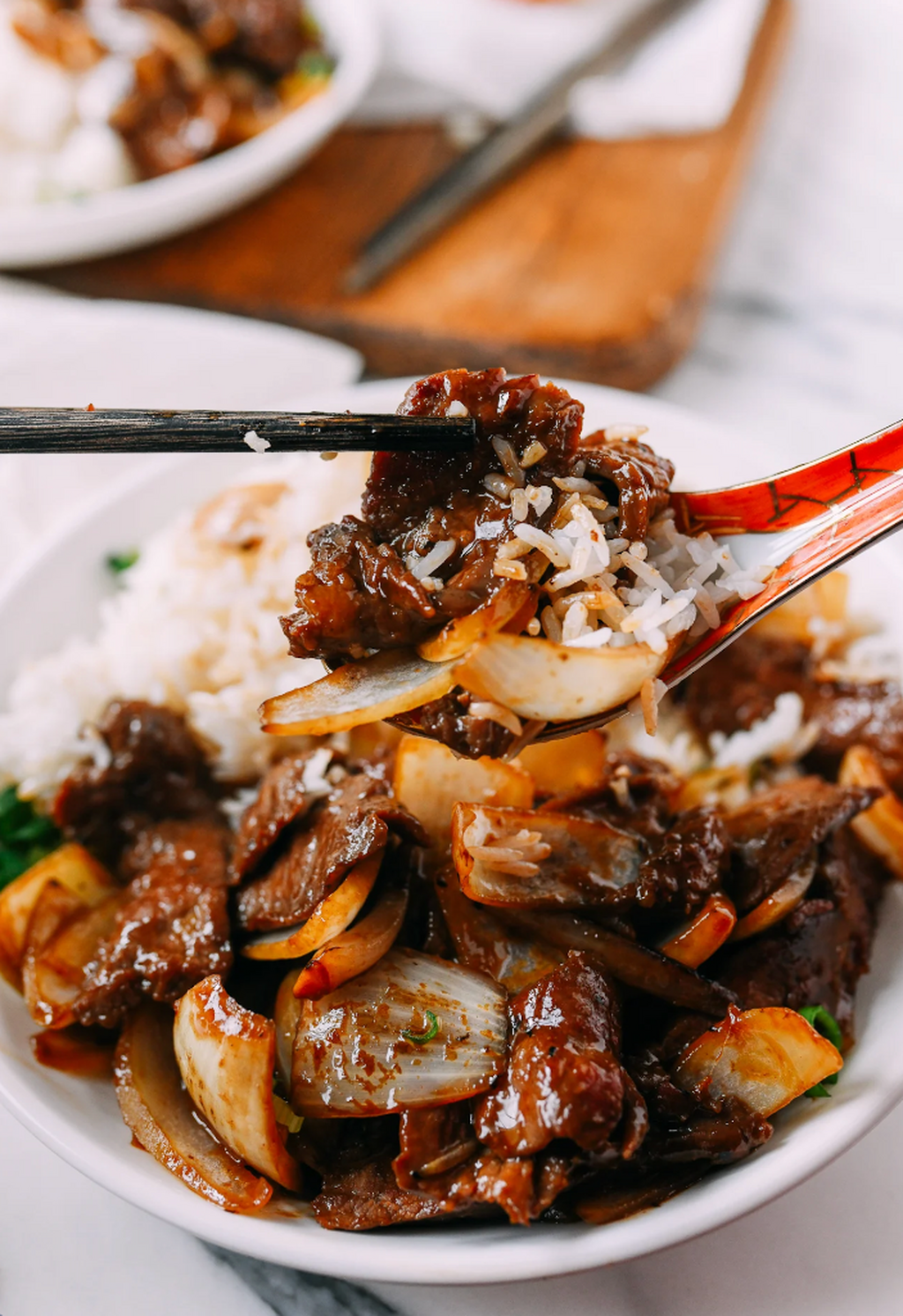 Beef Onion Stir-Fry