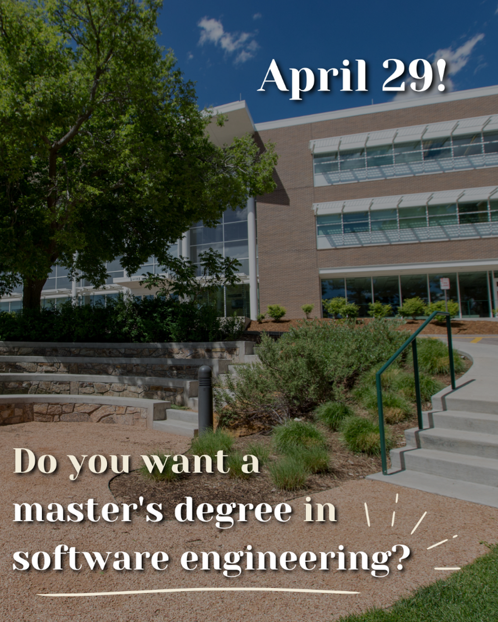 April 29 Info Session on Software Engineering Graduate Program!